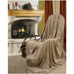 Покрывало Guten Morgen Кофе, 180 х 200 см, коричневый