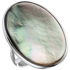 Balex Кольцо 1436930249 из серебра 925 пробы с перламутром, размер 19