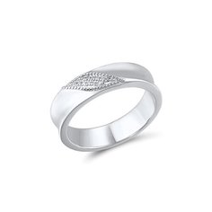 VALTERA Кольцо с бриллиантами из серебра 117809, размер 18.5