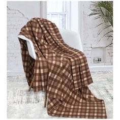 Плед Guten Morgen Арахис, 150 x 200 см, коричневый