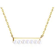 Бронницкий Ювелир Колье из желтого золота 54312956, 42 см, 3.65 г