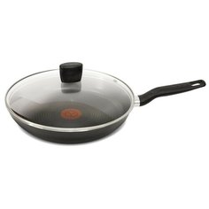 Сковорода Tefal Extra 04165928, 28 см, с крышкой, черный