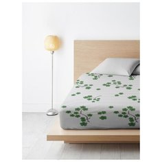 Простыня на резинке из бязи, "Ночь Нежна"; Зиг-заг удачи; размер 90 х 200