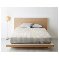 Простыня на резинке из поплина "Ночь Нежна"; Марина (золото); размер 200 х 200