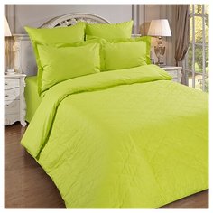 Простыня "Цвет эмоций", поплин; Лайм; размер 2.0 Традиция