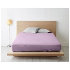 Простыня на резинке из бязи, "Ночь Нежна"; Витраж розовая; размер 120 х 200