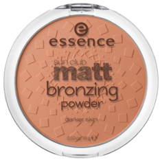 Essence Бронзирующая пудра Sun Club Matt Bronzing Powder 02 sunny
