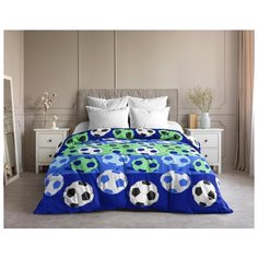 Пододеяльник "Ночь Нежна" поплин; Футбол; размер 1.5