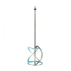 Насадка для миксера, для тяжелых растворов, 160 х 590 мм, оцинкованная, хвостовик резьба М14 Сибртех