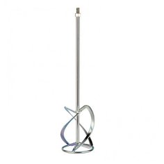 Насадка для миксера, для тяжелых растворов, 140 х 590 мм, оцинкованная, хвостовик резьба М14 Сибртех