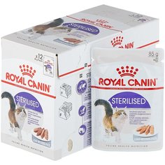 Влажный корм для стерилизованных кошек Royal Canin Sterilised (в паштете) 12 шт. х 85 г (паштет)