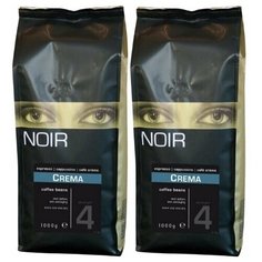 Кофе в зернах NOIR "CREMA" набор их 2 шт. по 1 кг