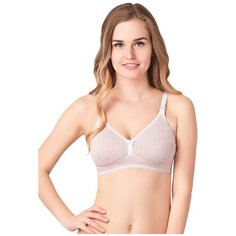 2533 Бюстгальтер послеродовой "ФЭСТ" размер(80-D) бежевый меланж/белый