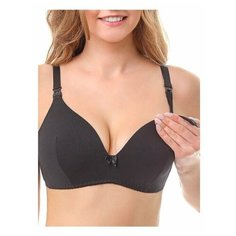 8238 Бюстгальтер для кормящих женщин "ФЭСТ" (линия "MADONNA") размер (80-B) черный