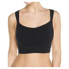 Б-262 Майка бесшовная укороченная для кормящих женщин "ФЭСТ" размер (158,164-92-98) черный