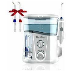 Ирригатор Nicefeel FC 188G, Белый + Подарок (+2 насадки)