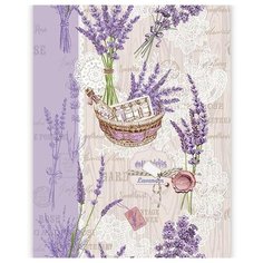 Полотенце кухонное "Ассорти" вафля, Лето в провансе; размер 50 х 60 Традиция