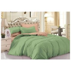 Постельное бельё "Сатин соло"; Тифани; размер 1.5 ЛайМ