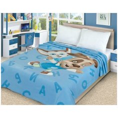 Плед Barboskiny boys, детский, голубой размер 1.5 Guten Morgen