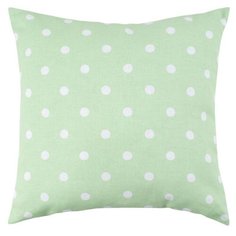 Наволочка декоративная на молнии Green polka dot, горох, зеленый Размер: 40 х 40 Guten Morgen