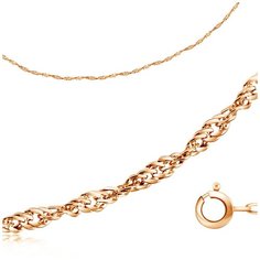 Бронницкий Ювелир Цепь из красного золота 110300227, 60 см, 3.07 г