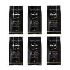Кофе в зернах Jardin Bravo Brazilia, 250 г х 6 шт