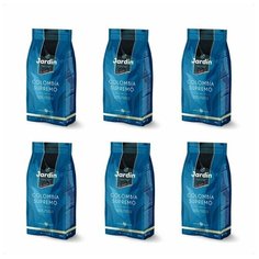 Кофе в зернах Jardin Colombia Supremo, 250 гр х 6 шт