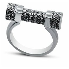 Silver WINGS Кольцо из серебра, куб.цирконий 01ss-b0859r-182, размер 16.5