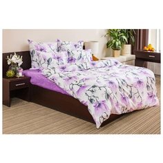 Постельное белье "Ночь нежна" из поплина; Магнолия; размер 1.5 наволочки 70 х 70