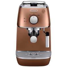 Кофеварка рожковая DeLonghi Distinta ECI 341, стильный медный