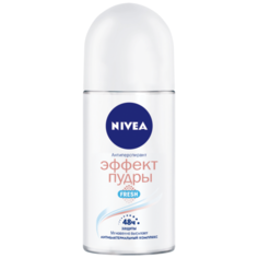 Nivea антиперспирант, ролик, Эффект пудры Fresh, 50 мл