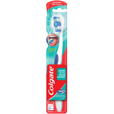 Зубная щетка Colgate 360° Суперчистота всей полости рта, средняя, синий