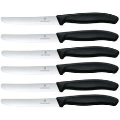 VICTORINOX Набор столовых ножей Swiss classic 6 шт. черный