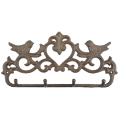 "Вешалка настенная ""Птицы"" Esschert Design, 3.2 x 31 x 14.9 см"
