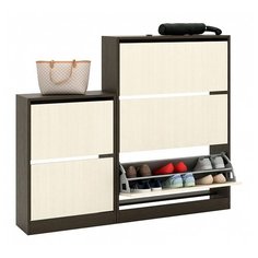 Тумба для обуви Норта-7-2; 131,2х117,6 см; венге МФ Мастер