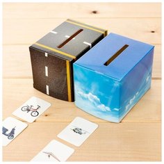 IQ-ZABIAKA Обучающий набор "Сортер-копилка. Веселый транспорт" 4432180