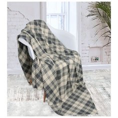 Плед Wales, клетка, серый; Размер: 130 х 150 Guten Morgen