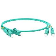 Патч-корд Hyperline FC-D2-503-LC/PR-LC/PR-H-10M-LSZH 10 м, бирюзовый