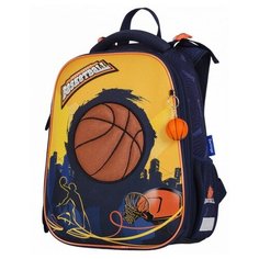 Berlingo ранец Expert Basketball, синий/оранжевый