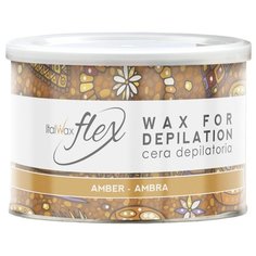ItalWax Тёплый воск Flex "Янтарь" в банке 400 мл