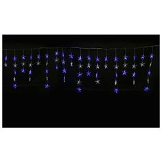 Гирлянда Uniel бахрома UL-00001410, 196 ламп, белый/синий/прозрачный провод
