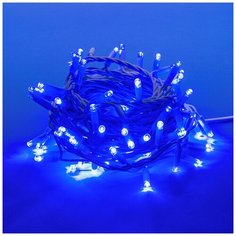 Гирлянда Uniel нить ULD-S1000-120/TWK, 1000 см, 120 ламп, синий/белый провод