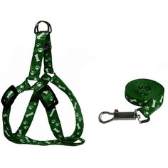 Шлейка с поводком Киспис 103020-103028 зеленый