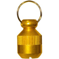 Адресник на ошейник Киспис капсула золотой