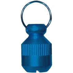 Адресник на ошейник Киспис капсула синий