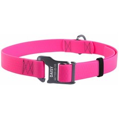 Ошейник WAU DOG Waterproof (25 мм) 35-70 см розовый