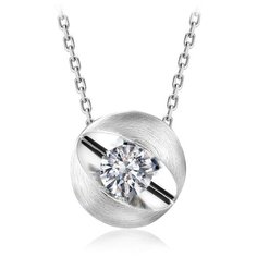 Бронницкий Ювелир Колье из белого золота 64319782, 47 см, 3 г