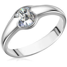 Бронницкий Ювелир Кольцо из белого золота 65319002, размер 16