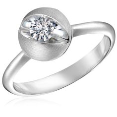 Бронницкий Ювелир Кольцо из белого золота 65319782, размер 17.5