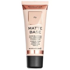 REVOLUTION Тональный крем Matte Base Foundation, 28 мл, оттенок: F3